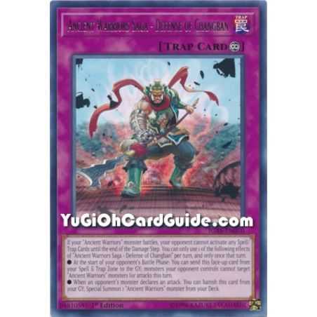 Ancient Warriors Saga - Defense of Changban (Rare) – Ignition Assault | Carta YUGIOH en México