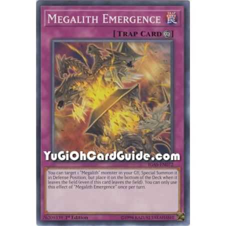 Megalith Emergence (Common) – Ignition Assault | Carta YUGIOH en México