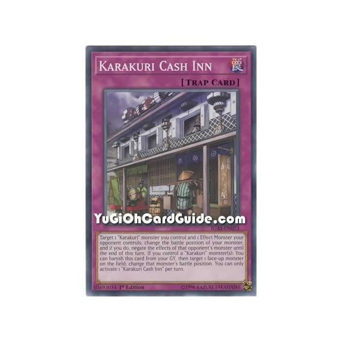 Karakuri Cash Inn (Common) – Ignition Assault | Carta YUGIOH en México
