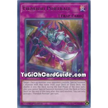 Fiendish Portrait (Rare) – Ignition Assault | Carta YUGIOH en México