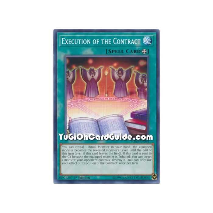 Execution of the Contract (Common) – Ignition Assault | Carta YUGIOH en México