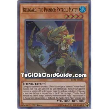 Redbeard, the Plunder Patroll Matey (Ultra Rare) – Ignition Assault | Carta YUGIOH en México