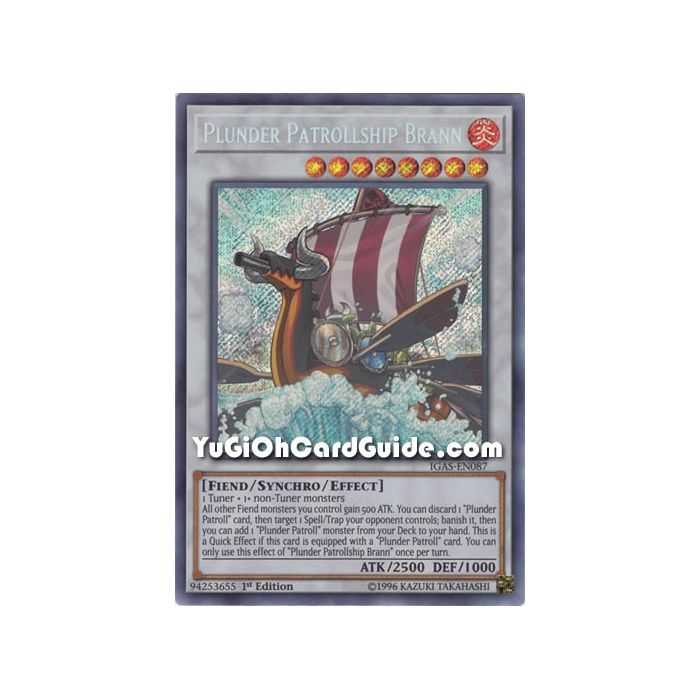 Plunder Patrollship Brann (Secret Rare) – Ignition Assault | Carta YUGIOH en México