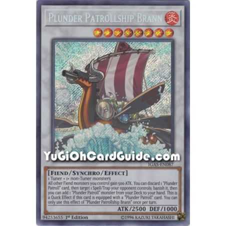 Plunder Patrollship Brann (Secret Rare) – Ignition Assault | Carta YUGIOH en México