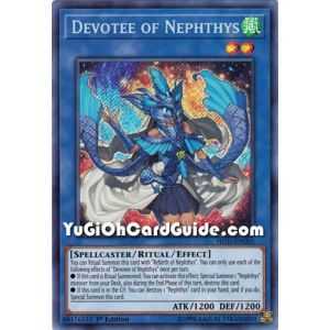 Devotee of Nephthys (Secret Rare) – Hidden Summoners | Carta YUGIOH en México
