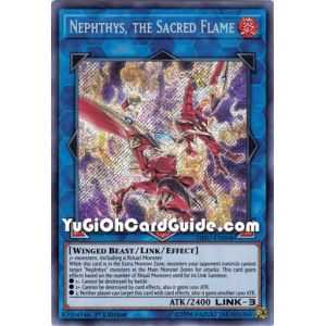 Nephthys, the Sacred Flame (Secret Rare) – Hidden Summoners | Carta YUGIOH en México