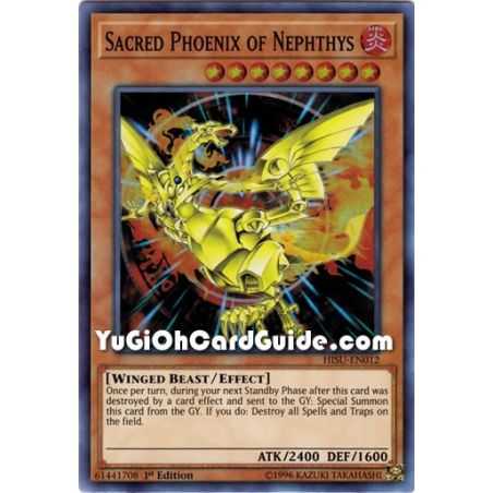 Sacred Phoenix of Nephthys (Super Rare) – Hidden Summoners | Carta YUGIOH en México
