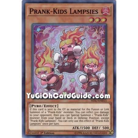Prank-Kids Lampsies (Super Rare) – Hidden Summoners | Carta YUGIOH en México