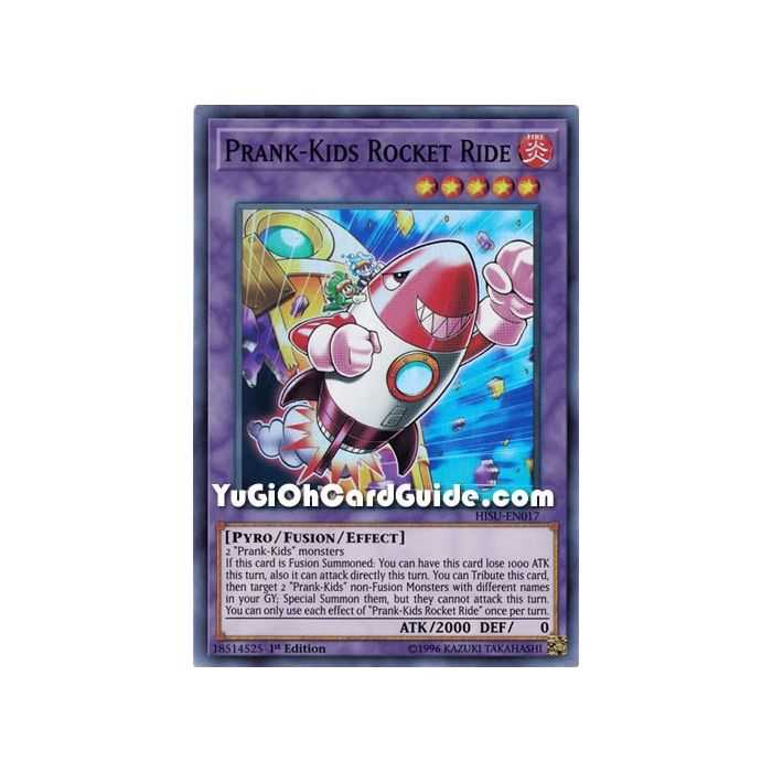 Prank-Kids Rocket Ride (Super Rare) – Hidden Summoners | Carta YUGIOH en México