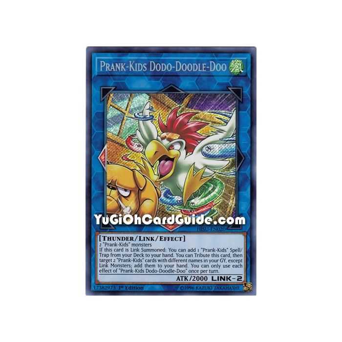 Prank-Kids Dodo-Doodle-Doo (Secret Rare) – Hidden Summoners | Carta YUGIOH en México