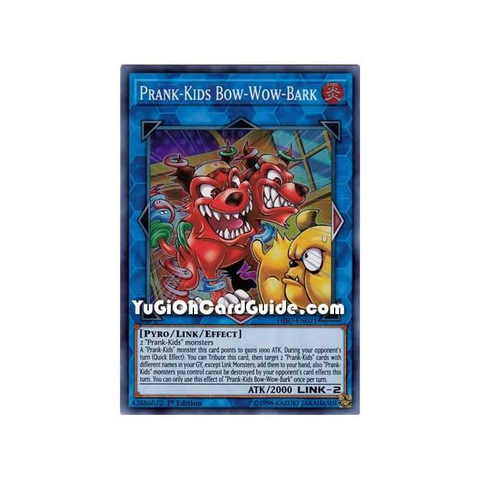 Prank-Kids Bow-Wow-Bark (Rare) – Hidden Summoners | Carta YUGIOH en México
