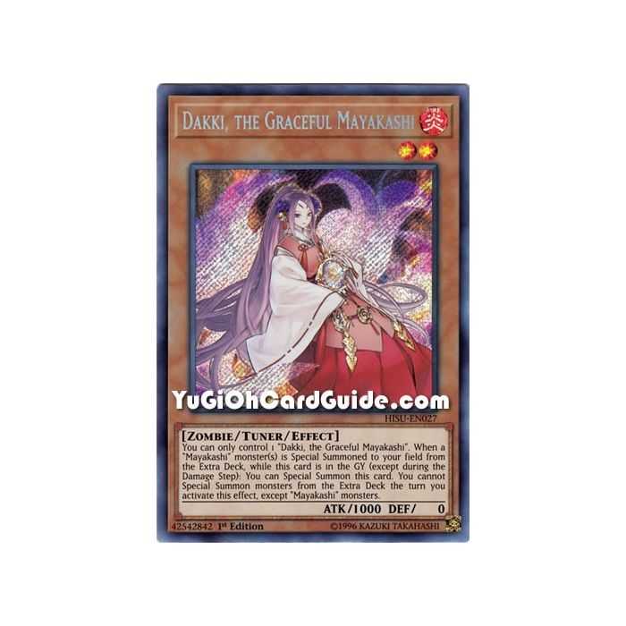 Dakki, the Graceful Mayakashi (Secret Rare) – Hidden Summoners | Carta YUGIOH en México