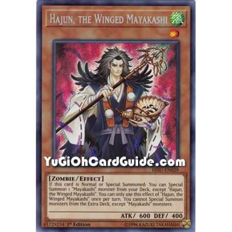 Hajun, the Winged Mayakashi (Secret Rare) – Hidden Summoners | Carta YUGIOH en México