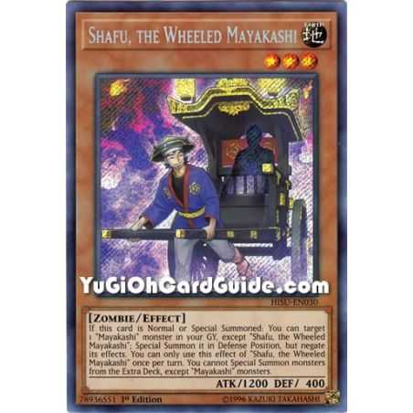Shafu, the Wheeled Mayakashi (Secret Rare) – Hidden Summoners | Carta YUGIOH en México