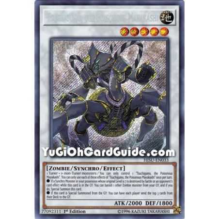 Tsuchigumo, the Poisonous Mayakashi (Secret Rare) – Hidden Summoners | Carta YUGIOH en México