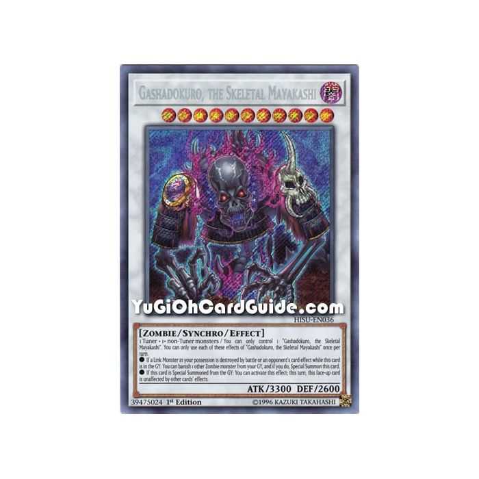 Gashadokuro, the Skeletal Mayakashi (Secret Rare) – Hidden Summoners | Carta YUGIOH en México