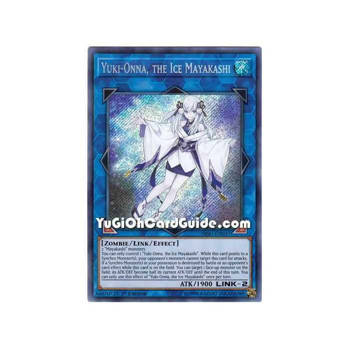 Yuki-Onna, the Ice Mayakashi (Secret Rare) – Hidden Summoners | Carta YUGIOH en México