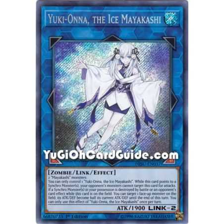 Yuki-Onna, the Ice Mayakashi (Secret Rare) – Hidden Summoners | Carta YUGIOH en México