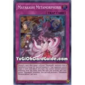 Mayakashi Metamorphosis (Super Rare) – Hidden Summoners | Carta YUGIOH en México