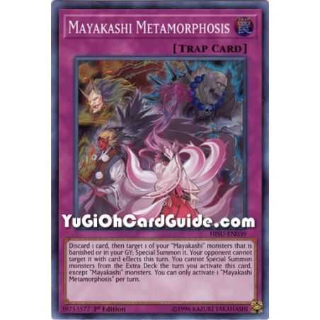 Mayakashi Metamorphosis (Super Rare) – Hidden Summoners | Carta YUGIOH en México