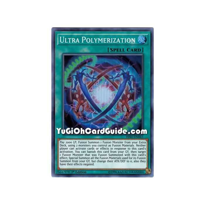 Ultra Polymerization (Super Rare) – Hidden Summoners | Carta YUGIOH en México
