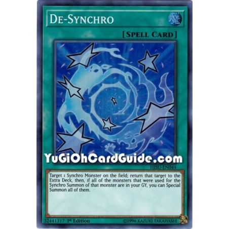 De-Synchro (Super Rare) – Hidden Summoners | Carta YUGIOH en México
