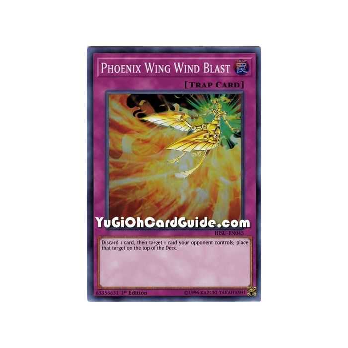 Phoenix Wing Wind Blast (Super Rare) – Hidden Summoners | Carta YUGIOH en México