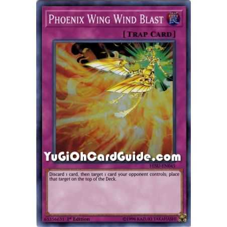Phoenix Wing Wind Blast (Super Rare) – Hidden Summoners | Carta YUGIOH en México