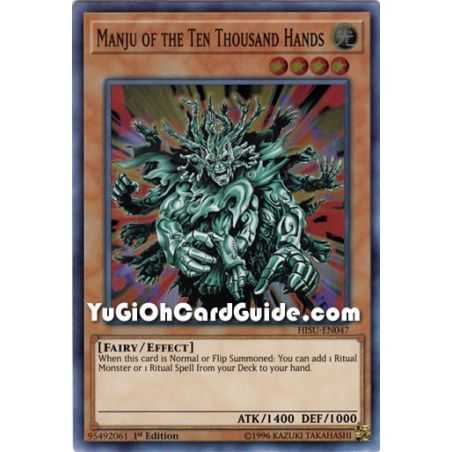Manju of Ten Thousand Hands (Super Rare) – Hidden Summoners | Carta YUGIOH en México