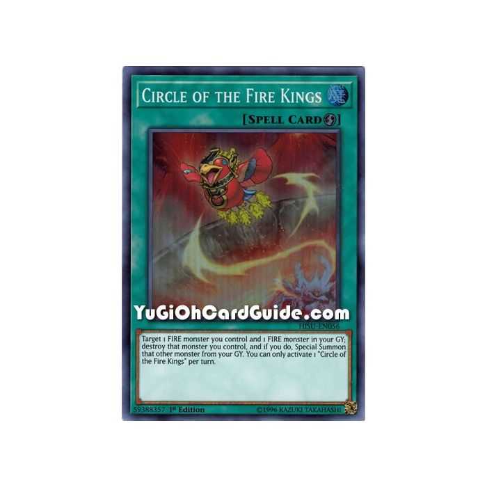 Circle of the Fire Kings (Super Rare) – Hidden Summoners | Carta YUGIOH en México