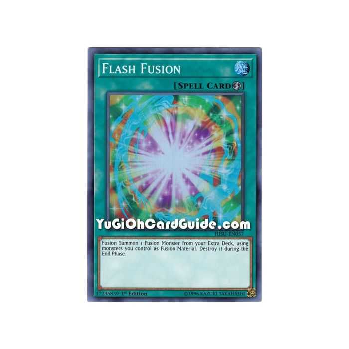 Flash Fusion (Super Rare) – Hidden Summoners | Carta YUGIOH en México