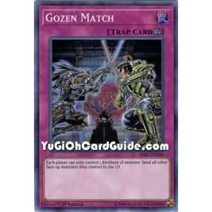 Gozen Match (Super Rare) – Hidden Summoners | Carta YUGIOH en México