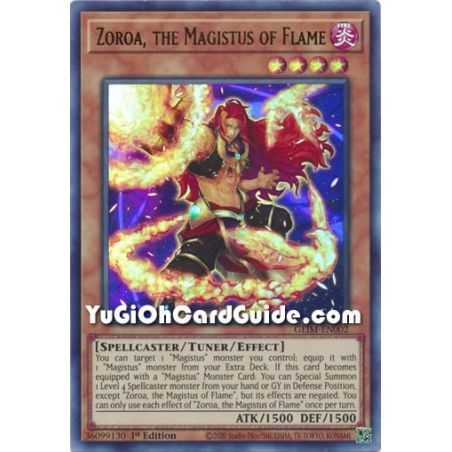Zoroa, the Magistus of Flame (Ultra Rare) – Genesis Impact | Carta YUGIOH en México