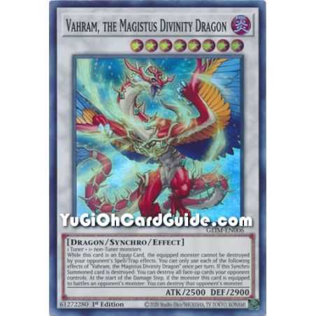Vahram, the Magistus Divinity Dragon (Super Rare) – Genesis Impact | Carta YUGIOH en México