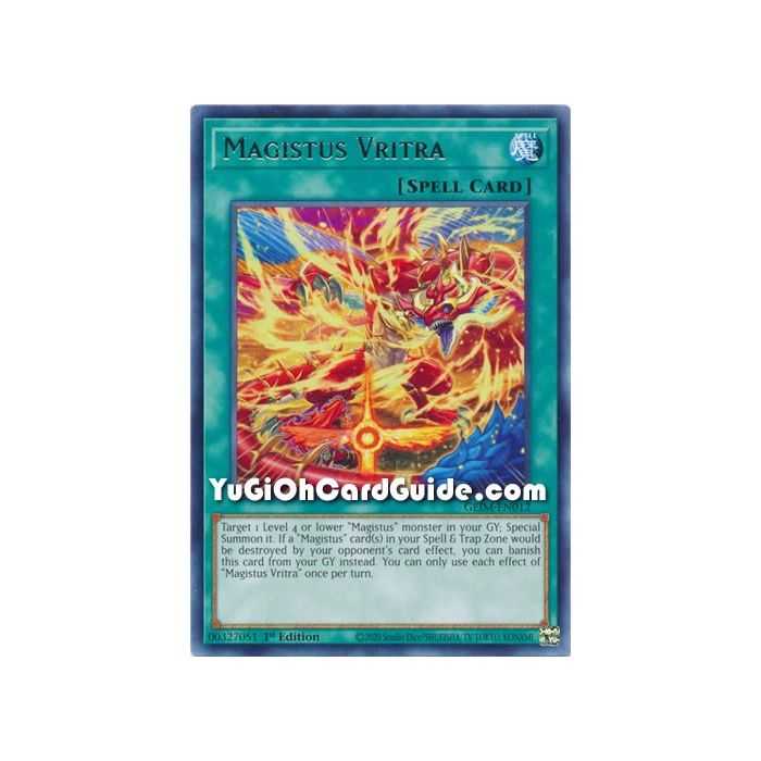 Magistus Vritra (Rare) – Genesis Impact | Carta YUGIOH en México