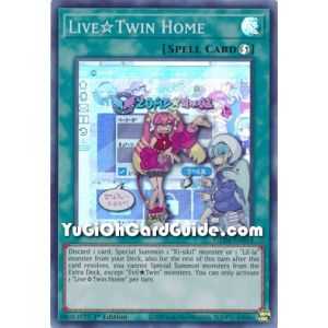 Live*Twin Home (Super Rare) – Genesis Impact | Carta YUGIOH en México