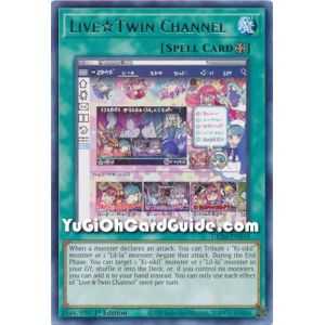 Live*Twin Channel (Rare) – Genesis Impact | Carta YUGIOH en México