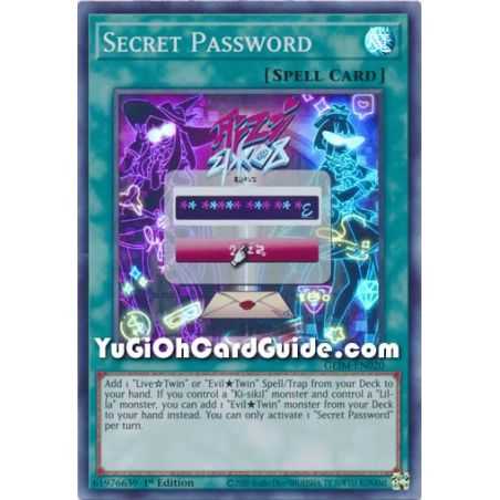 Secret Password (Super Rare) – Genesis Impact | Carta YUGIOH en México