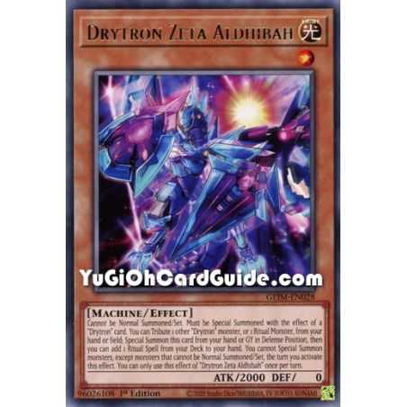 Drytron Zeta Aldhibah (Rare) – Genesis Impact | Carta YUGIOH en México