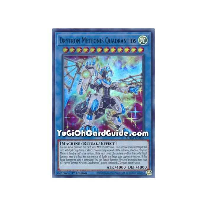 Drytron Meteonis Quadrantids (Super Rare) – Genesis Impact | Carta YUGIOH en México