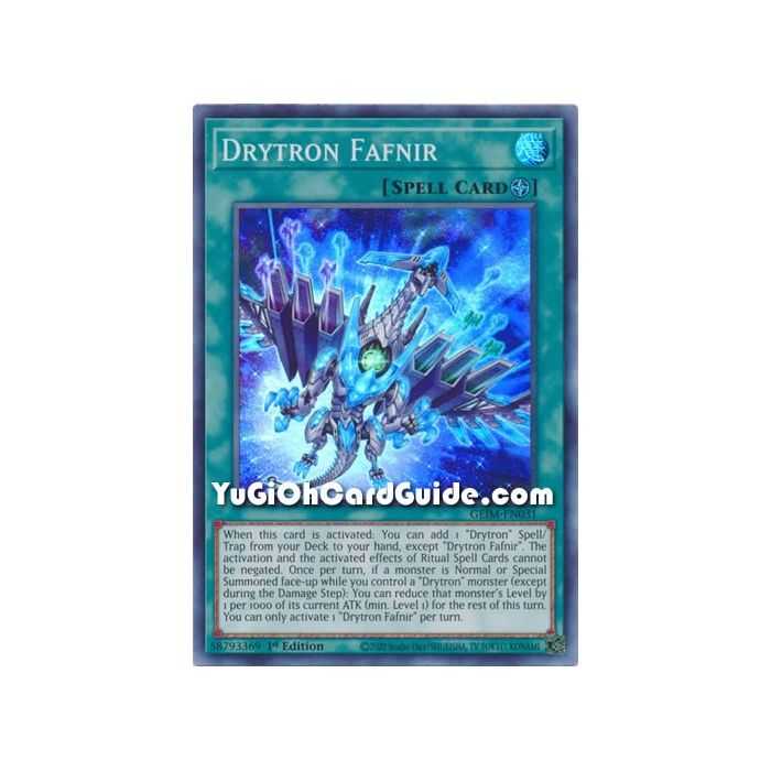 Drytron Fafnir (Super Rare) – Genesis Impact | Carta YUGIOH en México