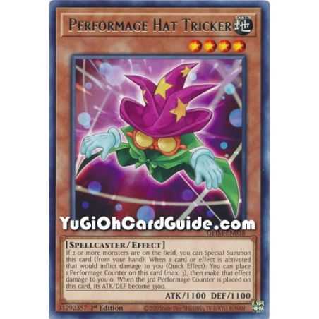 Performage Hat Tricker (Rare) – Genesis Impact | Carta YUGIOH en México