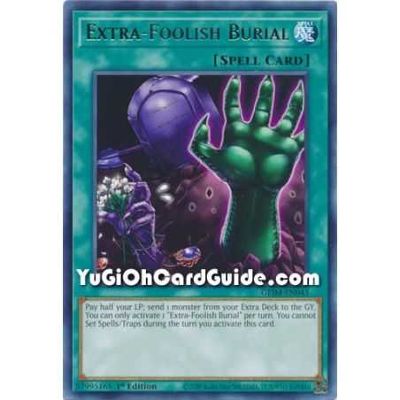 Extra-Foolish Burial (Rare) – Genesis Impact | Carta YUGIOH en México