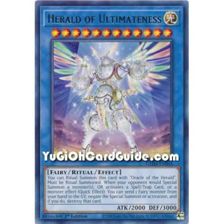 Herald of Ultimateness (Rare) – Genesis Impact | Carta YUGIOH en México