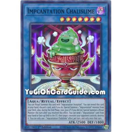 Impcantation Chalislime (Super Rare) – Genesis Impact | Carta YUGIOH en México