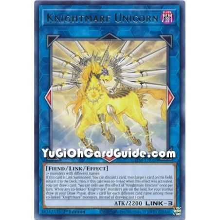 Knightmare Unicorn (Rare) – Genesis Impact | Carta YUGIOH en México