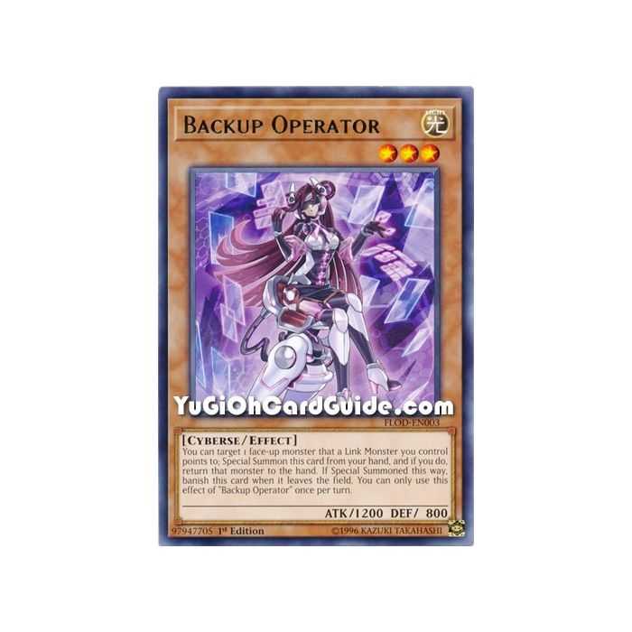 Backup Operator (Rare) – Flames of Destruction | Carta YUGIOH en México