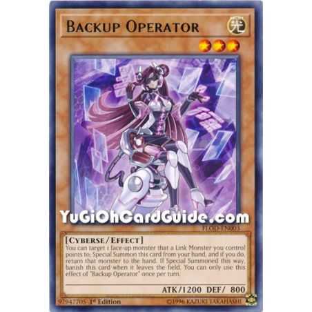 Backup Operator (Rare) – Flames of Destruction | Carta YUGIOH en México