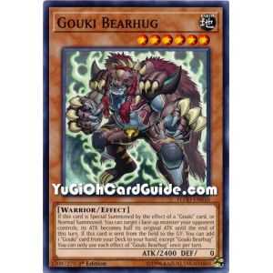 Gouki Bearhug (Common) – Flames of Destruction | Carta YUGIOH en México