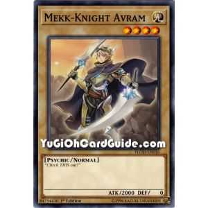 Mekk-Knight Avram (Common) – Flames of Destruction | Carta YUGIOH en México